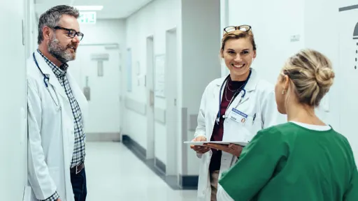 physicians having a conversation