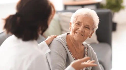 Elderly Patient and Physician